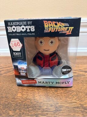 HANDMADE BY ROBOTS FAN EXPO Exclusive Back 2 The Future Marty Mcfly Vinyl Figure